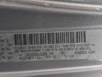 2019 Jeep Wrangler Unlimited Sport S