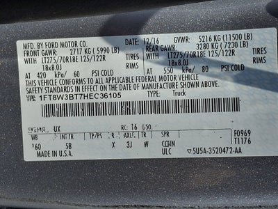2017 Ford Super Duty F-350 SRW Platinum