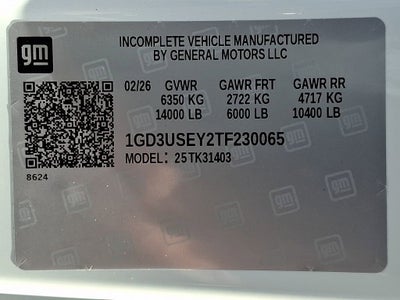 2026 GMC Sierra 3500 HD Chassis Cab Pro