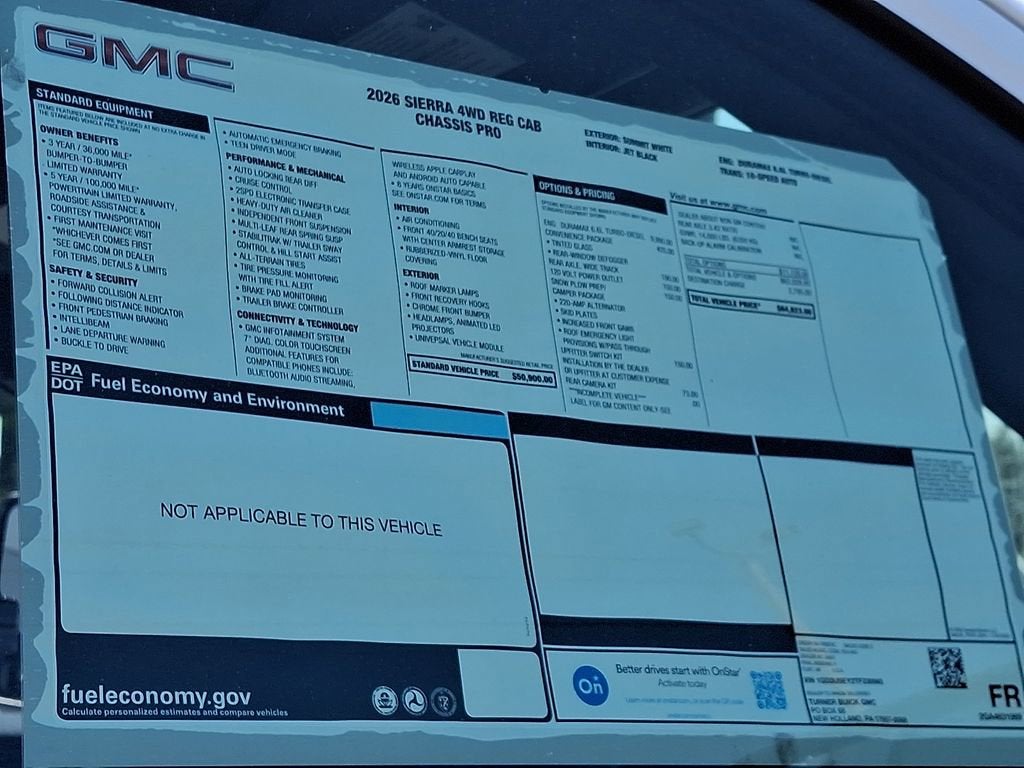 2026 GMC Sierra 3500 HD Chassis Cab Pro