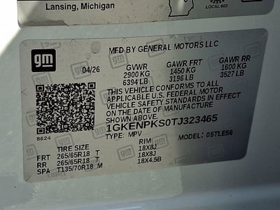 2026 GMC Acadia AT4