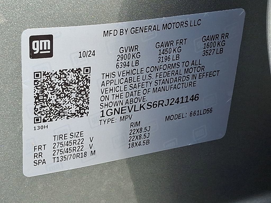 2024 Chevrolet Traverse RS