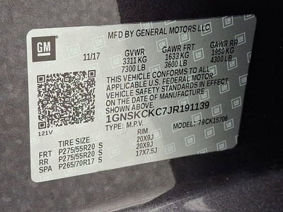 2018 Chevrolet Tahoe Premier