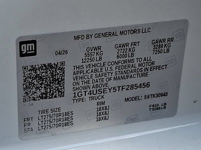 2026 GMC Sierra 3500 HD Pro