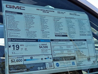 2026 GMC Canyon Elevation