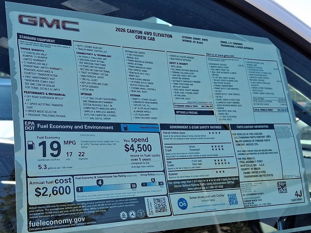 2026 GMC Canyon Elevation