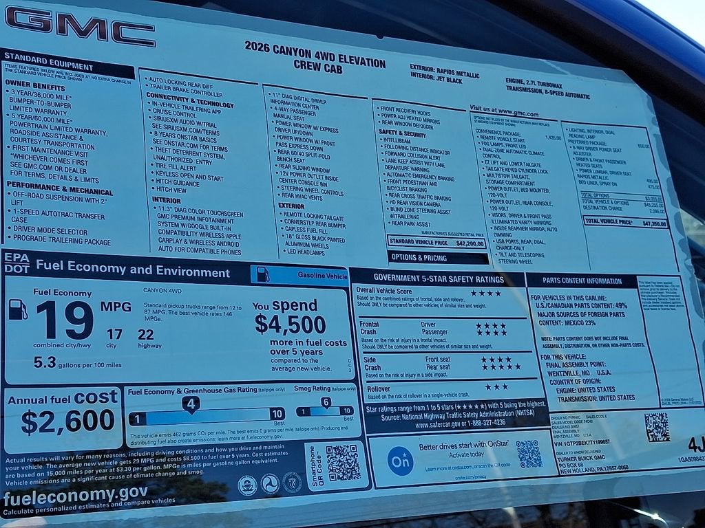 2026 GMC Canyon Elevation