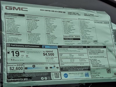 2026 GMC Canyon AT4