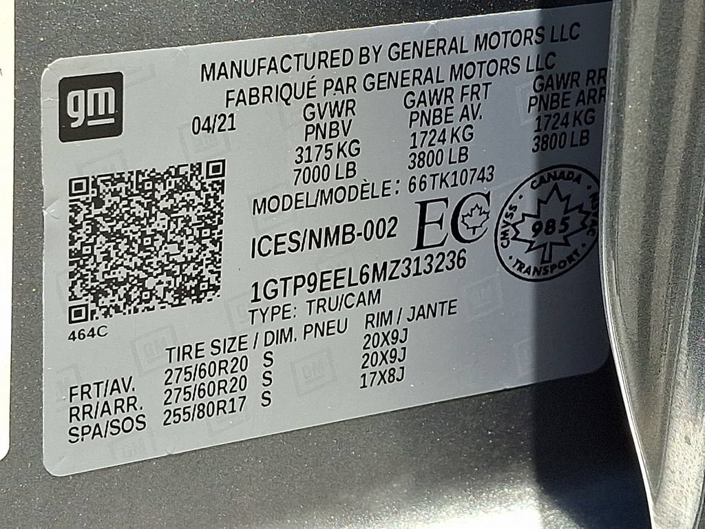 2021 GMC Sierra 1500 AT4