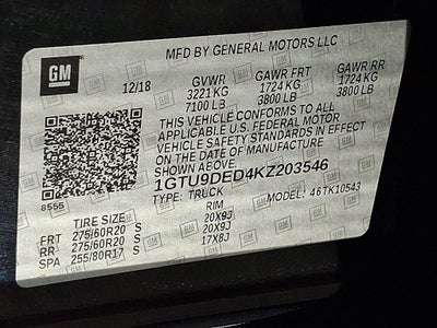 2019 GMC Sierra 1500 SLT