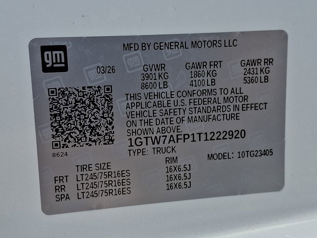 2026 GMC Savana Cargo Work Van