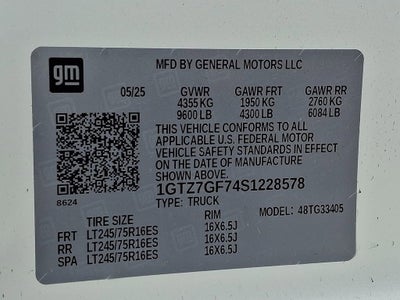 2025 GMC Savana Cargo Work Van