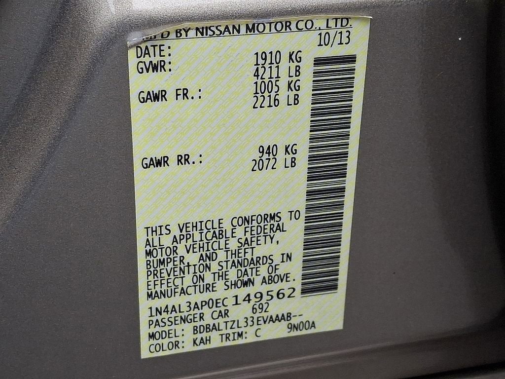 2014 Nissan Altima 2.5 SV