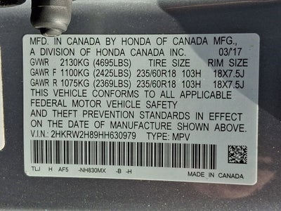 2017 Honda CR-V EX-L