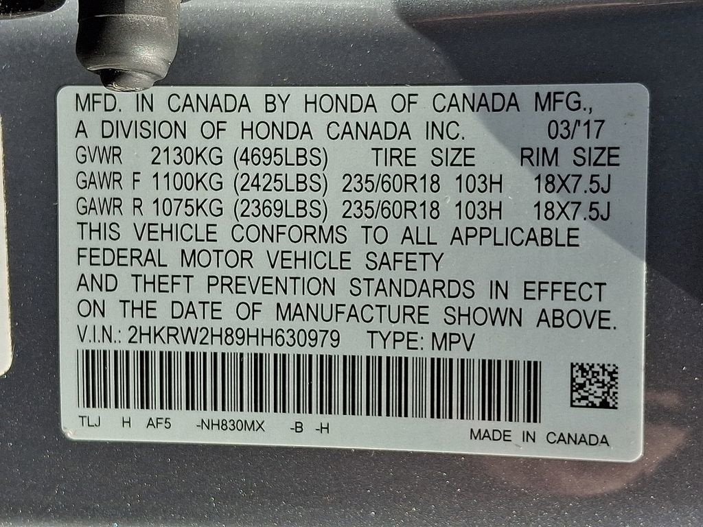 2017 Honda CR-V EX-L