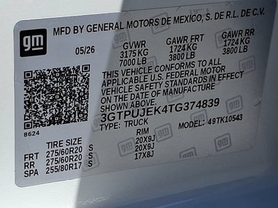 2026 GMC Sierra 1500 Elevation