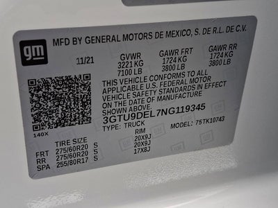 2022 GMC Sierra 1500 Limited SLT