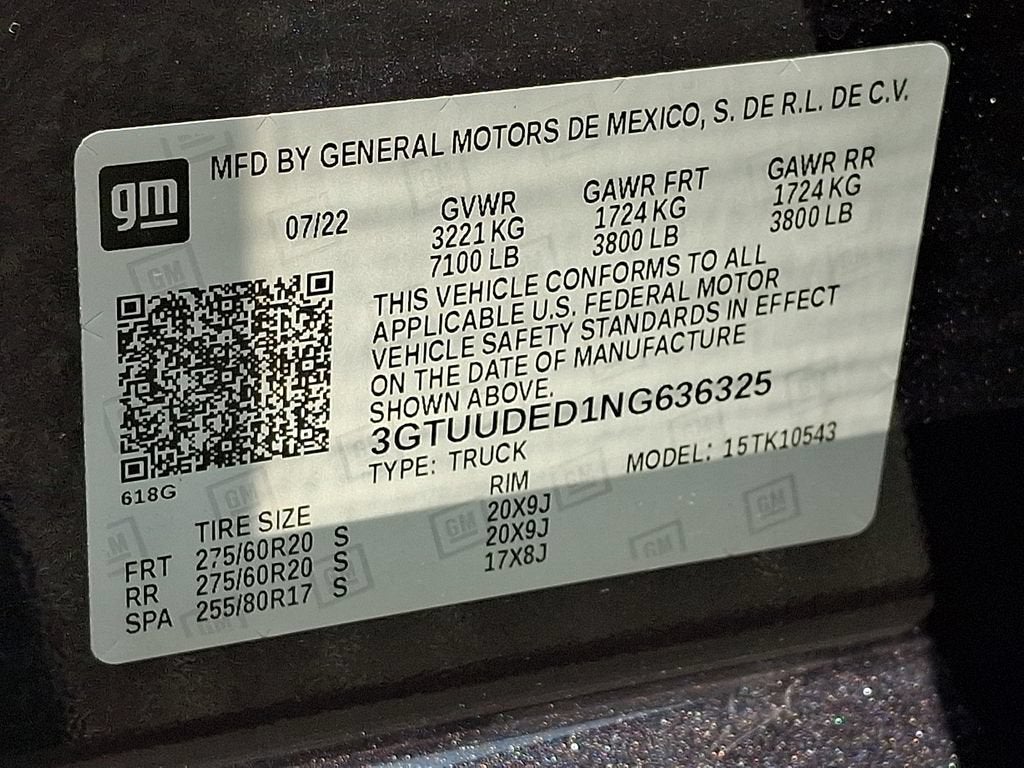 2022 GMC Sierra 1500 SLT