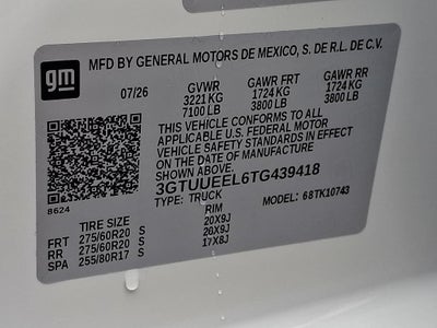 2026 GMC Sierra 1500 AT4