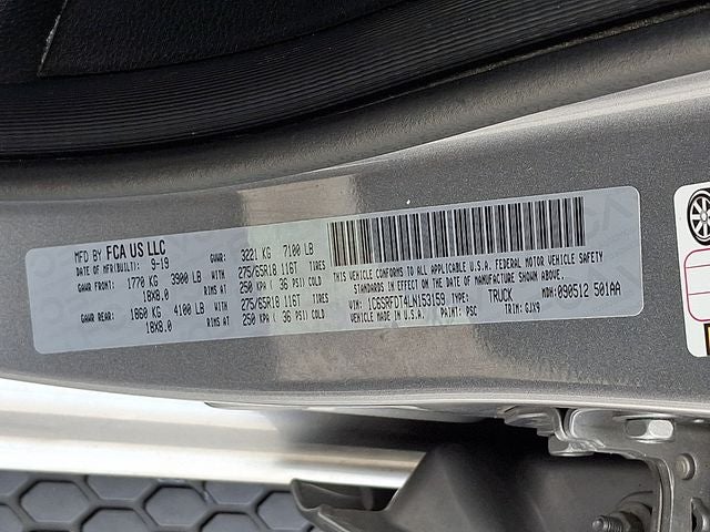 2020 RAM 1500 Laramie