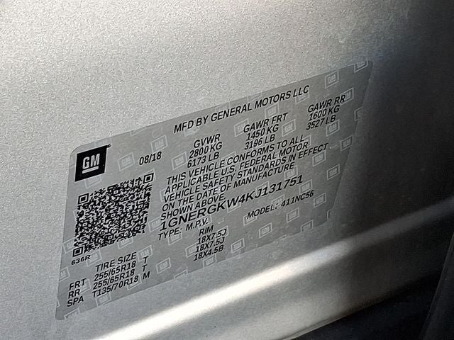 2019 Chevrolet Traverse LT Cloth w/1LT