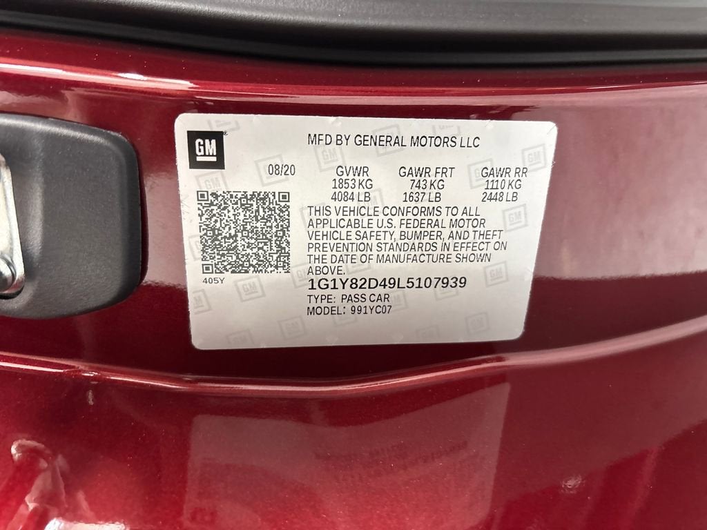 2020 Chevrolet Corvette Stingray 3LT