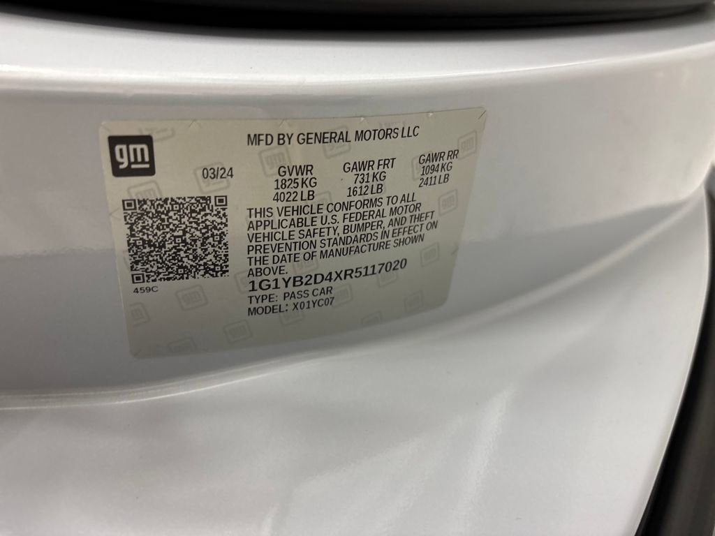 2024 Chevrolet Corvette Stingray 2LT