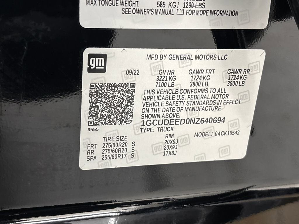 2022 Chevrolet Silverado 1500 RST