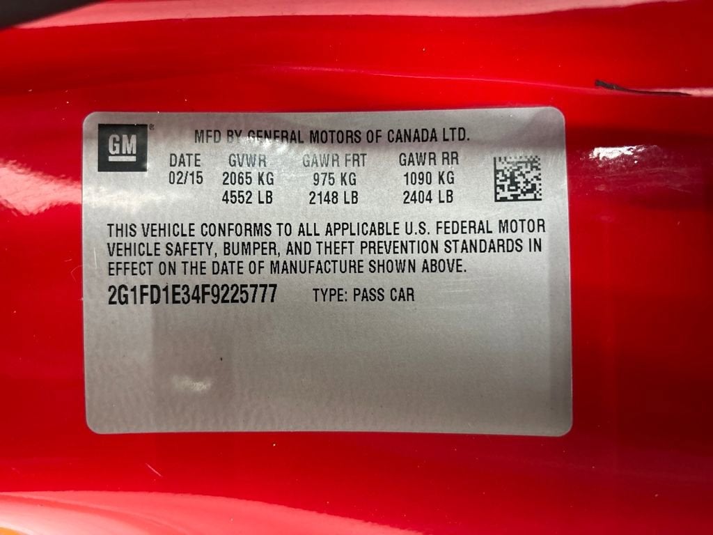 2015 Chevrolet Camaro LT