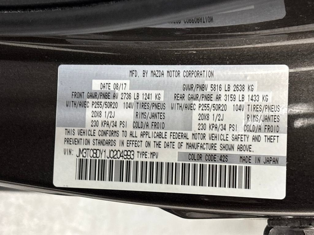 2018 Mazda Mazda CX-9 Grand Touring