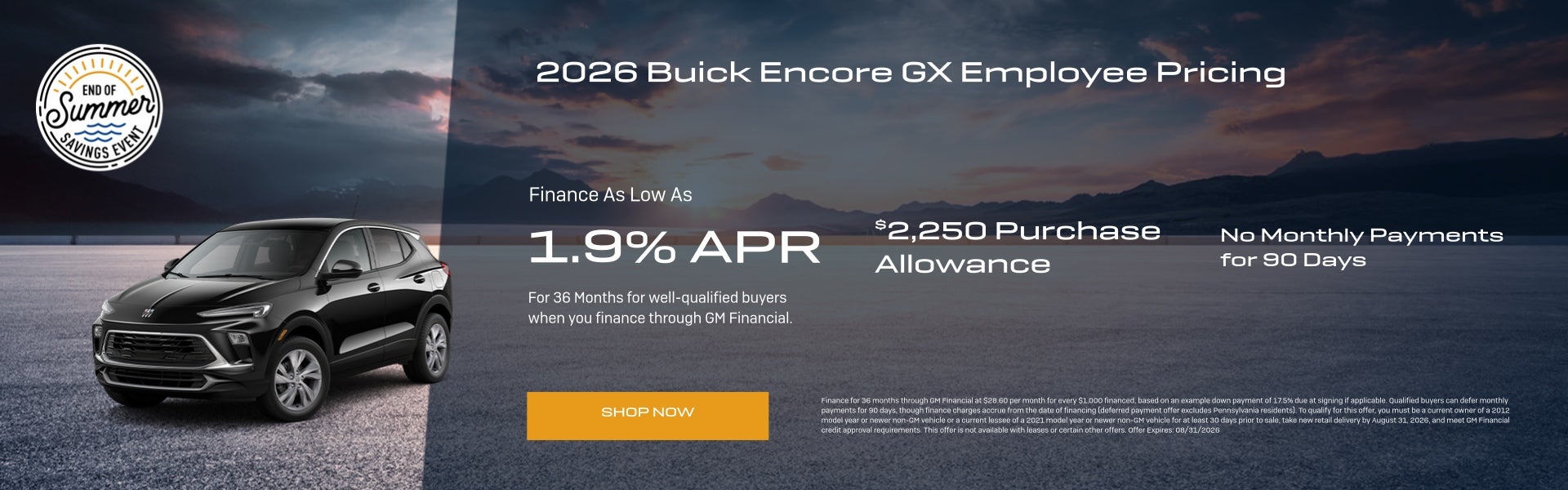 2026 Buick Encore Special