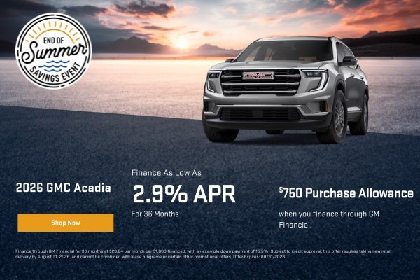 2026 GMC Acadia Special