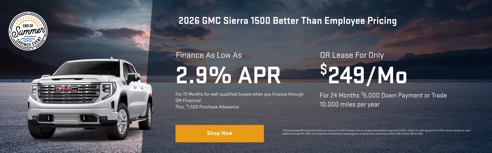 2026 GMC Sierra 1500 Special