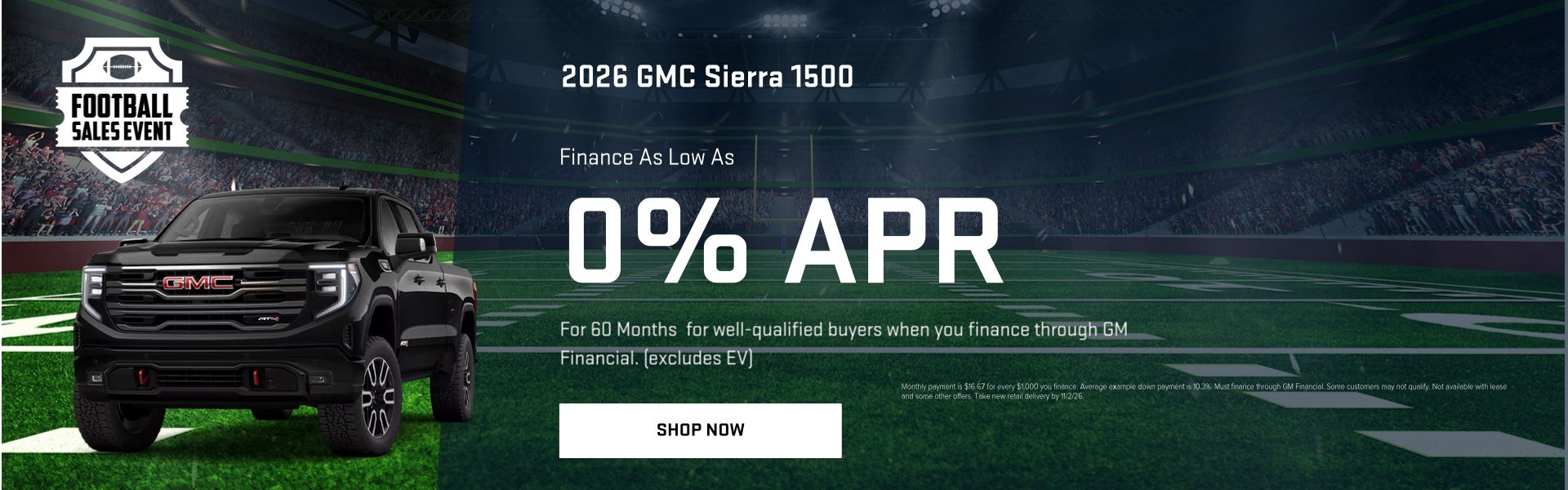 October 2026 Sierra Specials