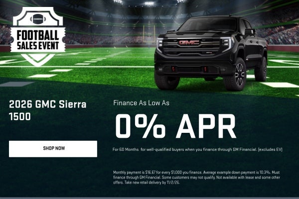 October 2026 Sierra Specials