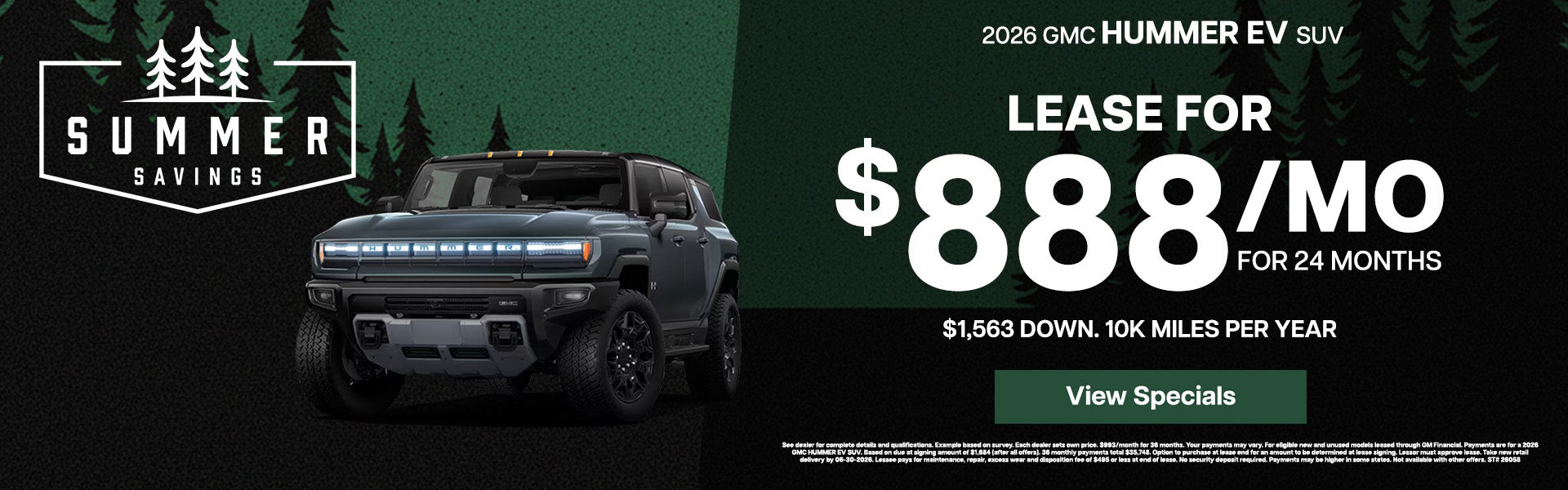 Hummer EV 24 Lease Offer - June